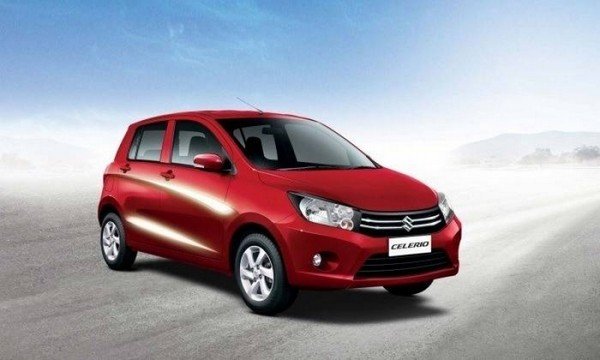 Maruti Suzuki Celerio red angular left