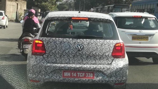 VW Vento Facelift, rear view