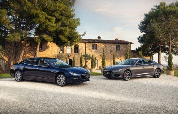 Maserati Quattroporte 2019, blue and gray