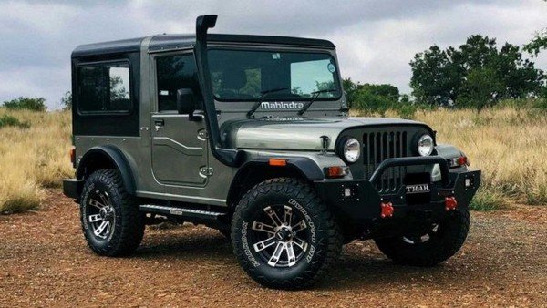 mahindra thar adventure series south africa side and front look 