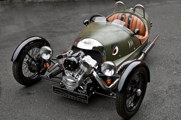 A recent Morgan 3 Wheeler