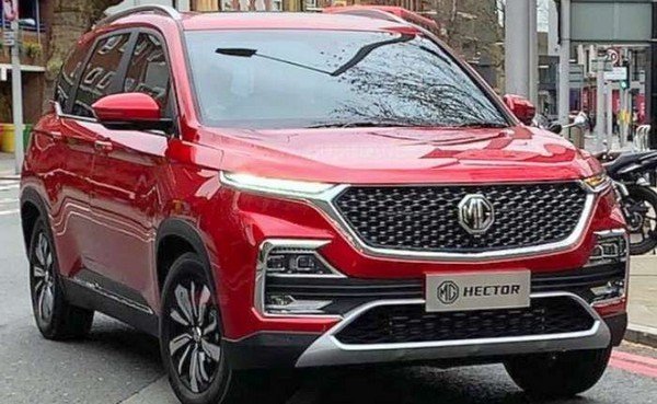 MG Hector, spied image