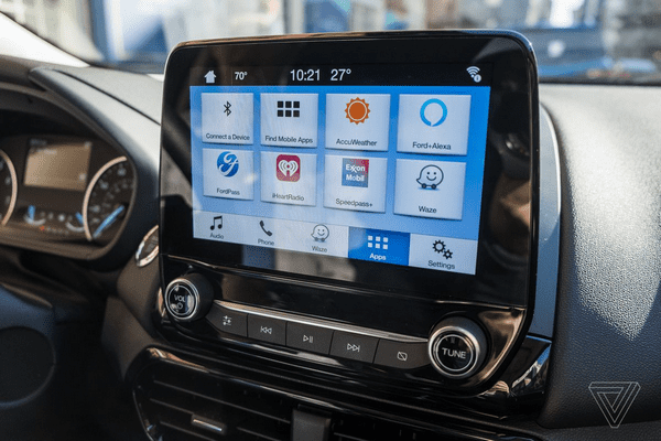  Ford's infotainment system touchscreen alex application