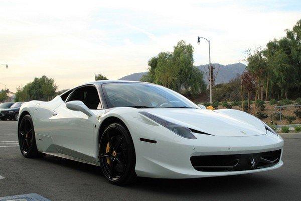 10 Transformers Cars That Top Our List Of Wants! - white Ferrari 458 Italia