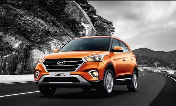 Hyundai Creta orange front look