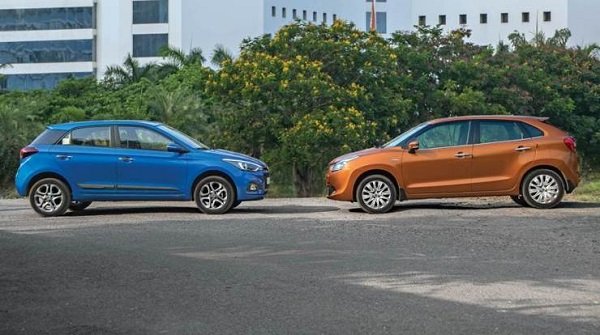car comparison, blue vs orange