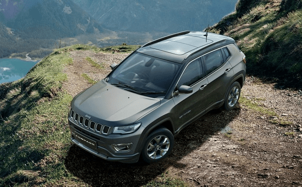 2019 jeep compass top view