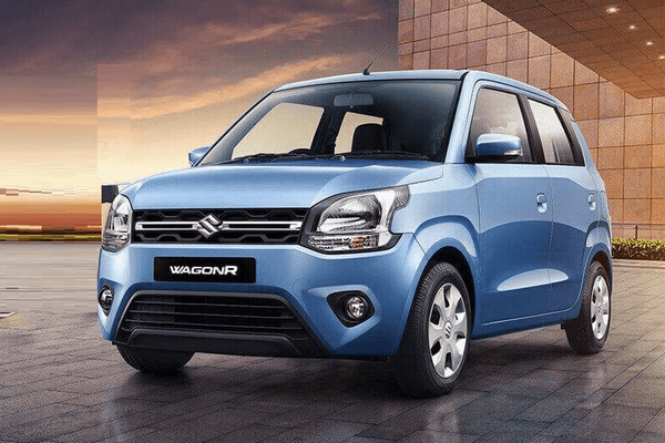 Maruti Wagon R 2019 blue front look