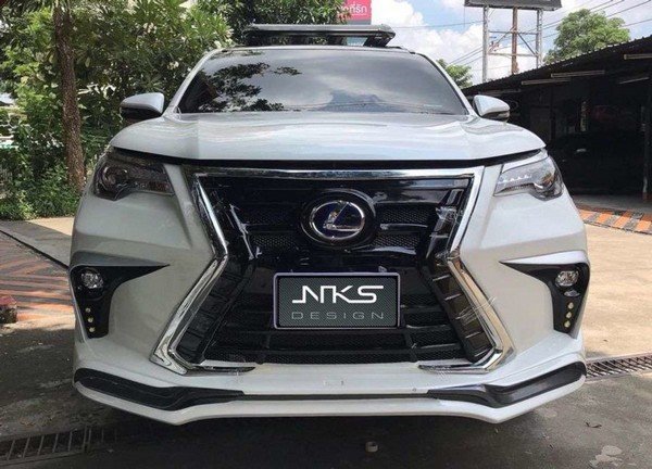 modified toyota fortuner nks design