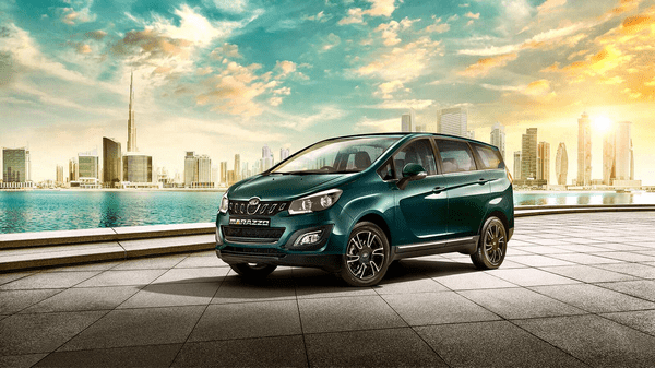 mahindra marazzo 2019 front and side look