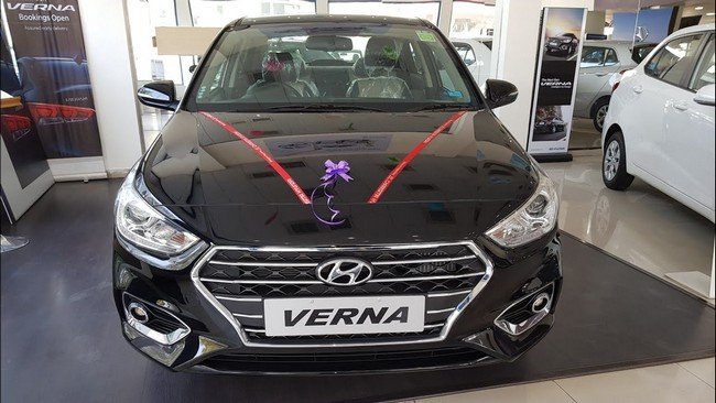 Hyundai Verna front fascia
