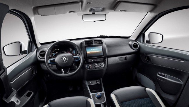 Renault City K-ZE interior dashboard