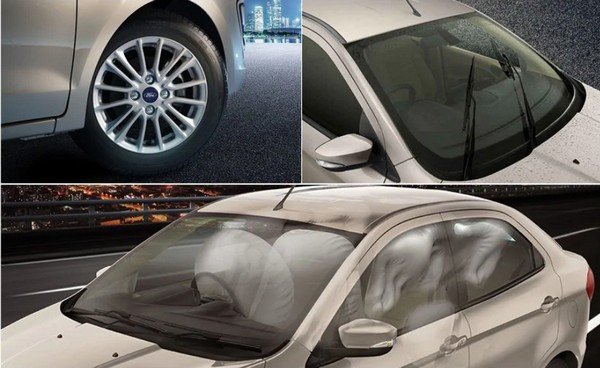 Ford Figo Aspire interior look rear airbags