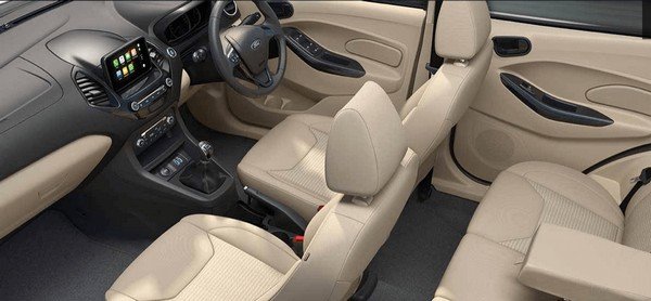 Ford Figo Aspire interior rear seats