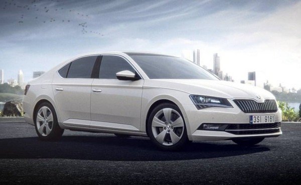 skoda superb corporate edition front angle