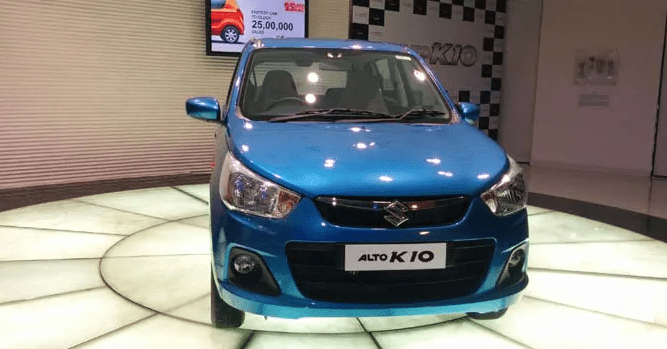 2019 Maruti Alto K10 blue front
