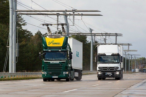 germany highway electric trucks image