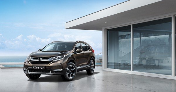 honda cr-v golden brown front angle