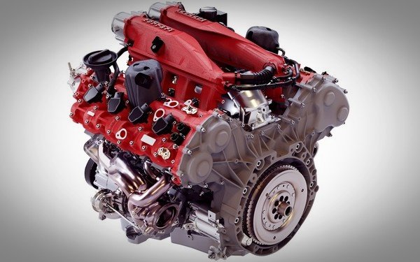 ferrari 3.9 litre twin turbo v8 engine
