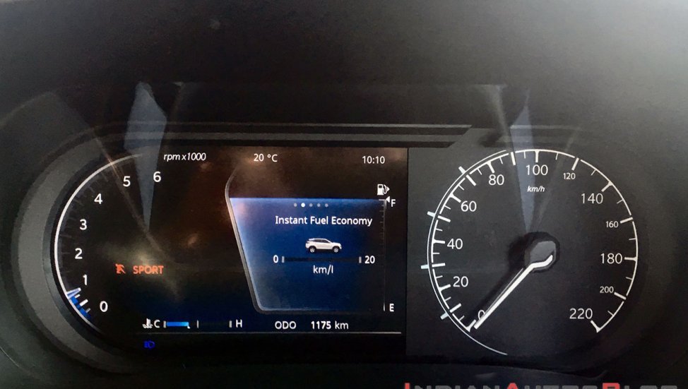 2019 Tata Harrier instrument cluster