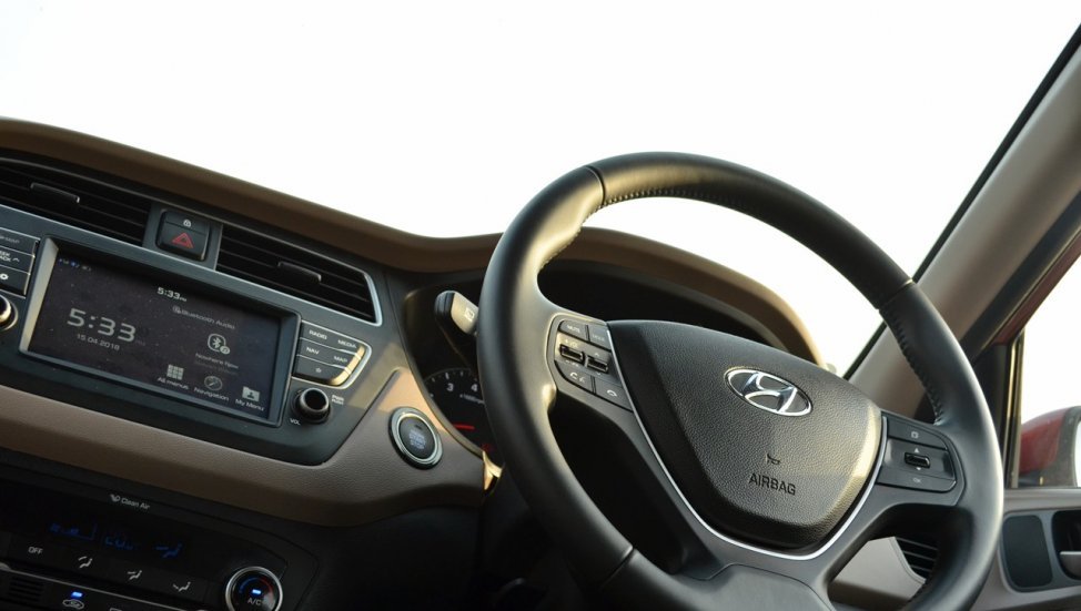 2018 Hyundai Elite i20 steering wheel