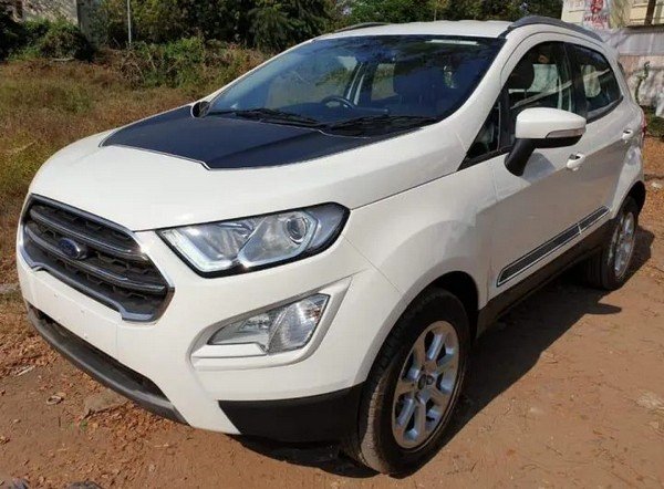 ford ecosport thunder white black