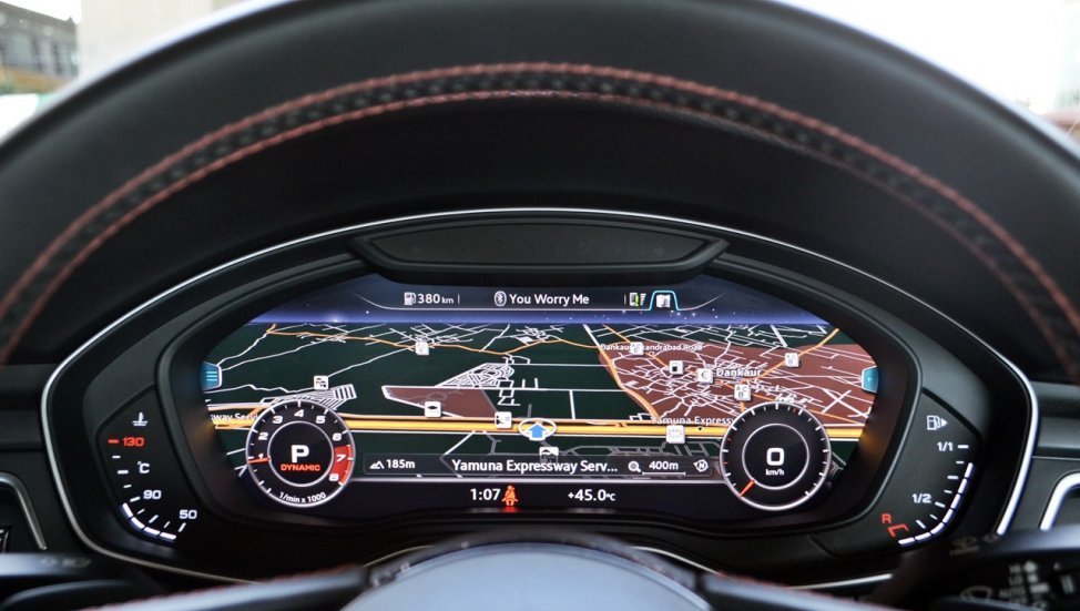 2017 Audi S5 interior virtual cockpit