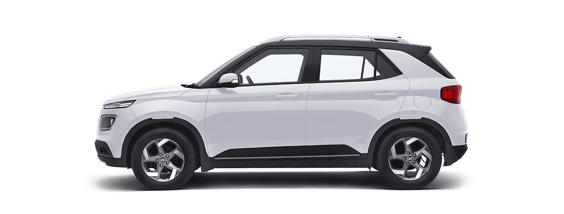 2019 hyundai venue polar white dual tone