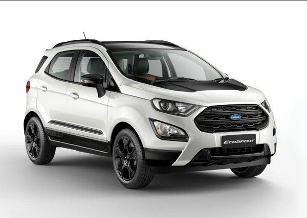 ford ecosport thunder edition front white