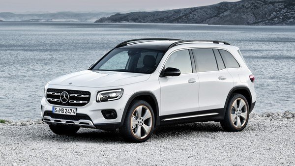 mercedes benz glb 2019 three quarter white