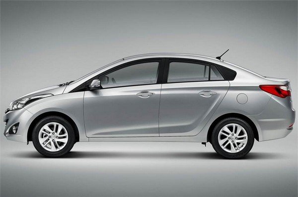 hyundai xcent side profile