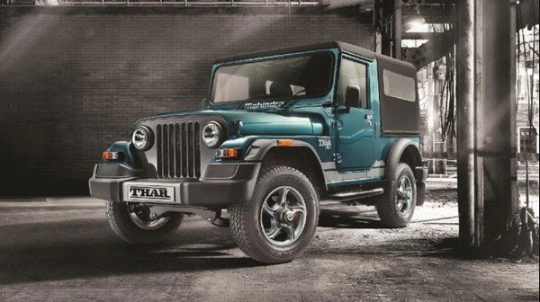 mahindra thar three quarter