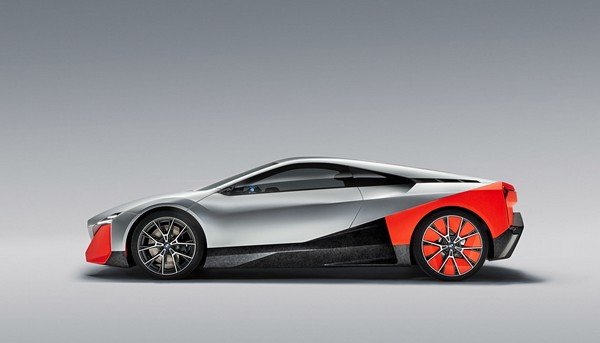 bmw vision m next concept side profile