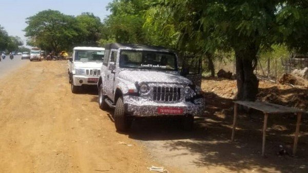 2020 Mahindra Thar Hardtop Version Spotted On Test Again