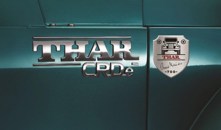 mahindra thar 700 badge