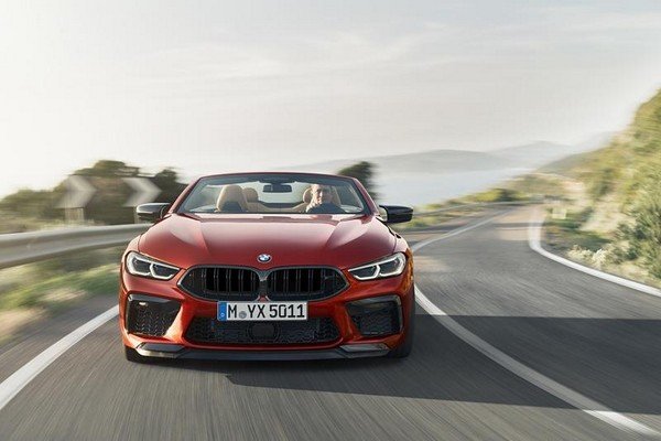 2020 bmw m8 convertible front