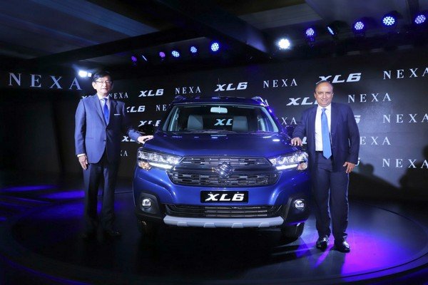maruti xl6 front launch event