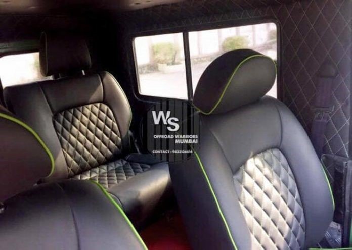 Modified Jonga Nissan P60 seats and interiors look