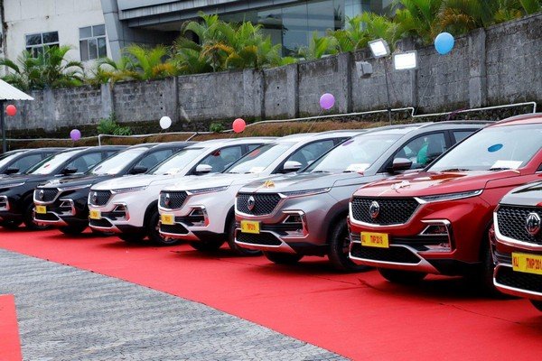 mg hector line up for delivering