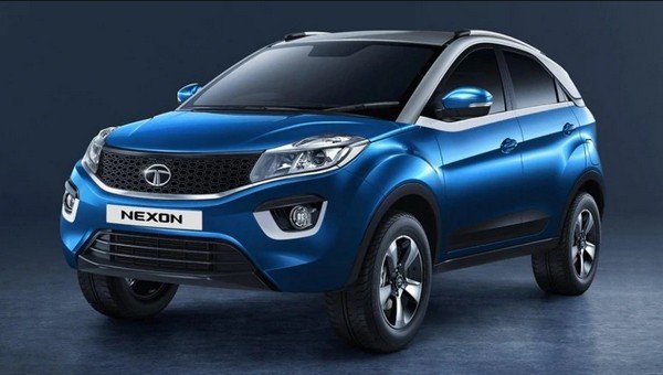 tata nexon blue