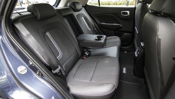 2019 hyundai venue interior rear seat