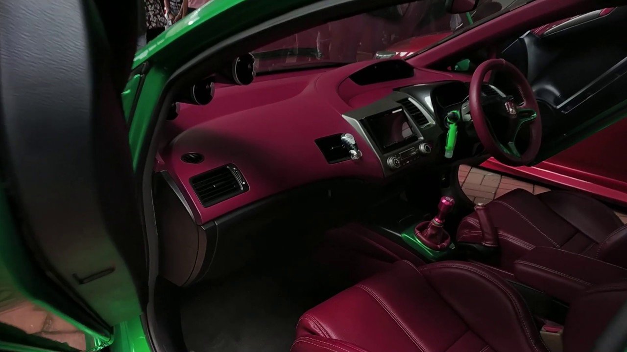 Modified Honda Civic interior