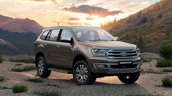 2019 ford endeavour front