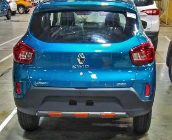 2020 renault kwid climber blue rear