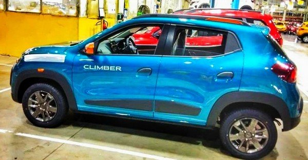 2020 renault kwid climber blue side profile