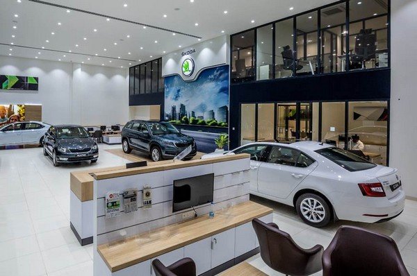 skoda india showroom