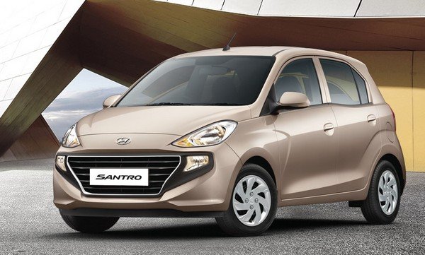 hyundai santro golden front angle