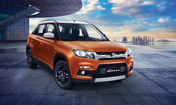 maruti suzuki vitara brezza front angle