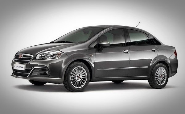 fiat linea grey side profile