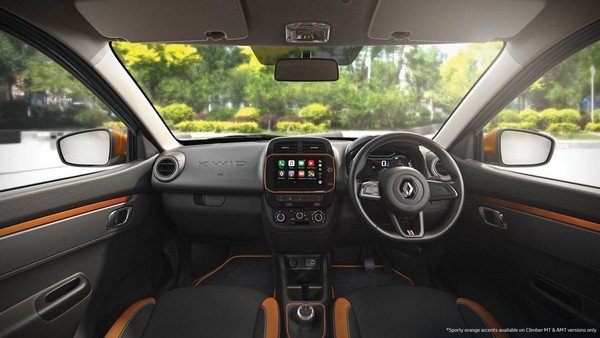 2019 renault kwid facelift interior dashboard